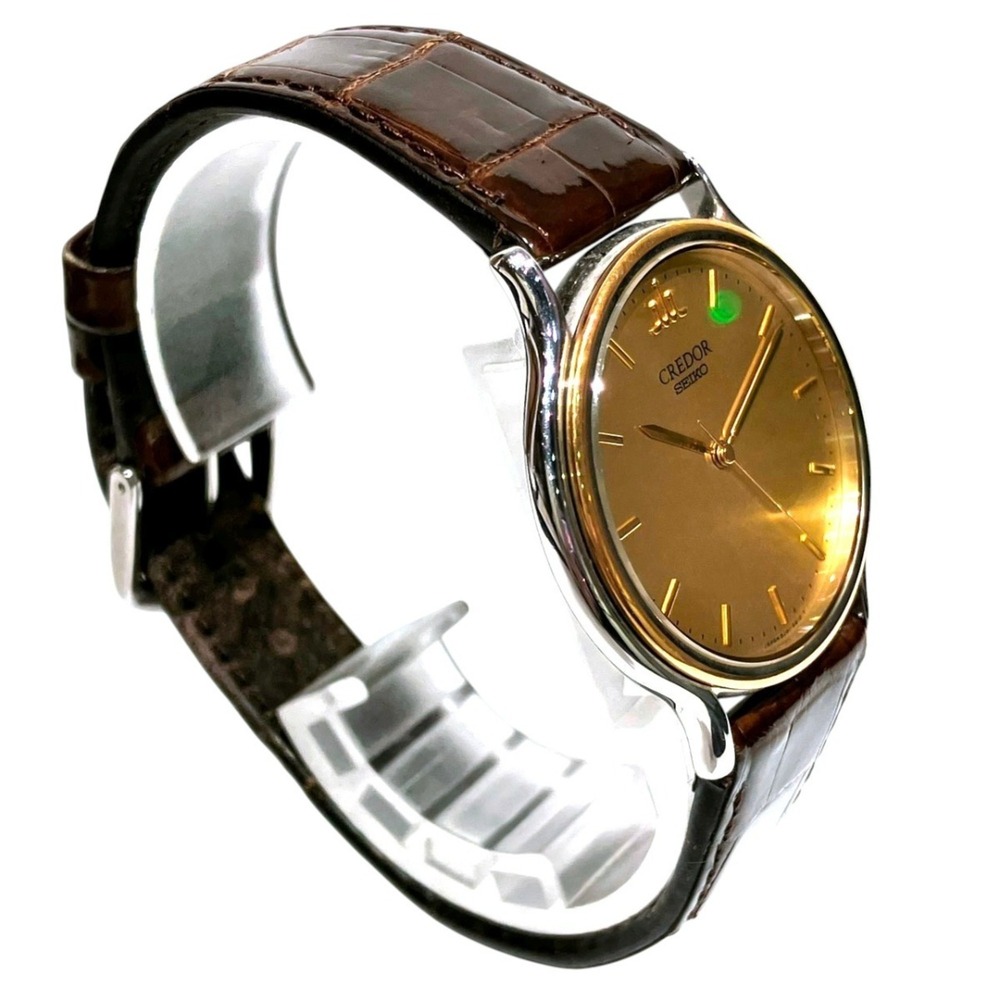 Seiko SEIKO wristwatch, total weight 23.2g, stainless steel x yellow gold lea... - Picture 3 of 9